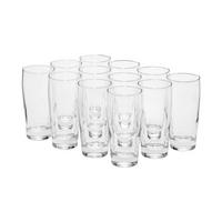 WILLI BECHER GEEICHT transparent 0,2 l 12er Set - Transparent, Glas (0.2L) - Van Well