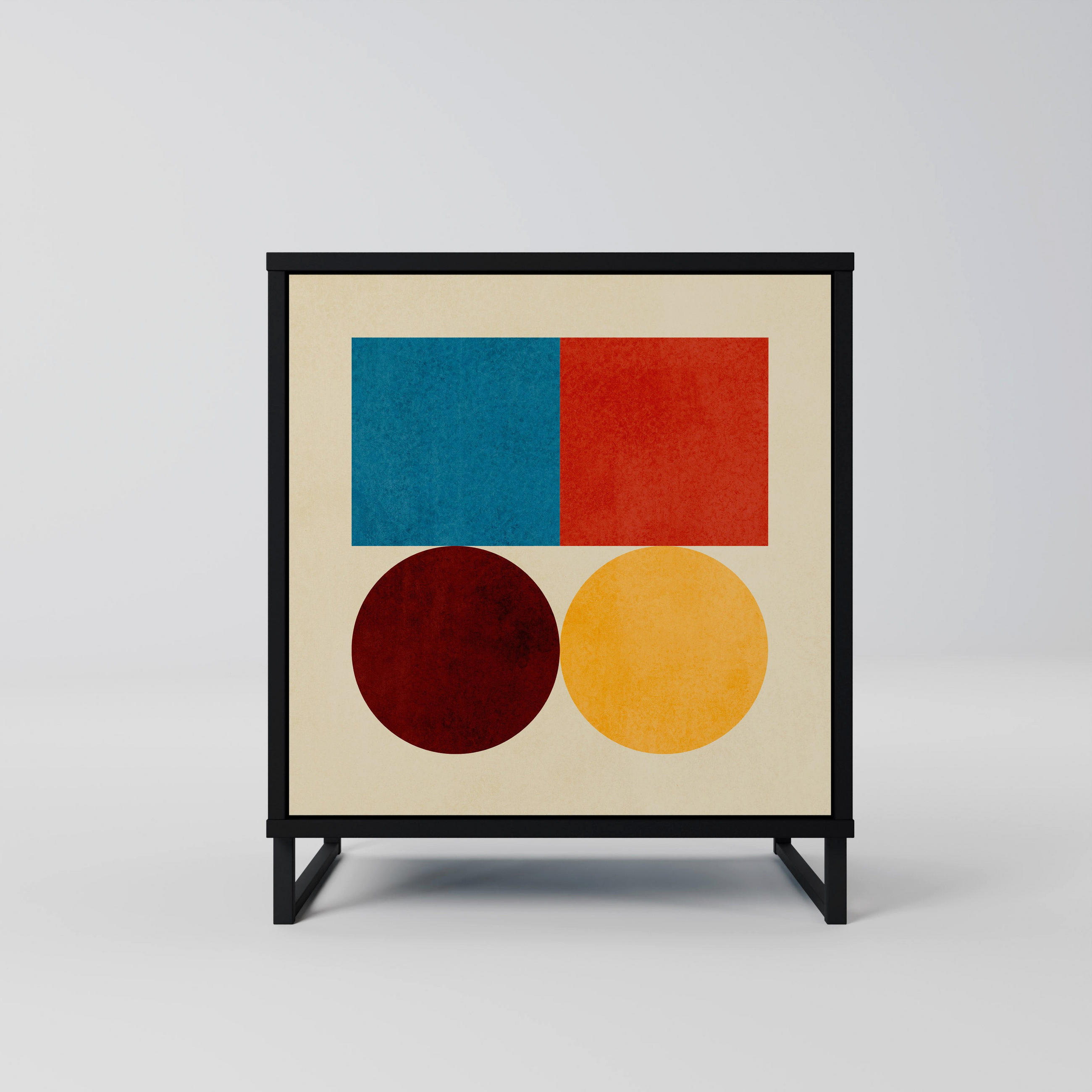 SpaceRebels Sideboard Schwarz 57.5x67.5x42 cm
