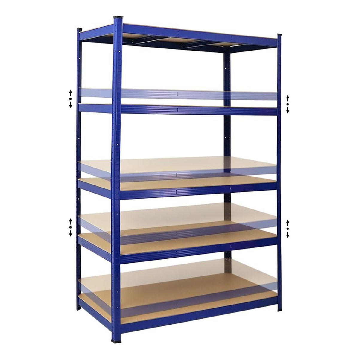 SCHWERLASTREGAL Taurus 2er-Set mit 2x 180x120x60 cm Fachlast 175 kg Blau - Blau, Metall (240/180/60cm) - PROREGAL