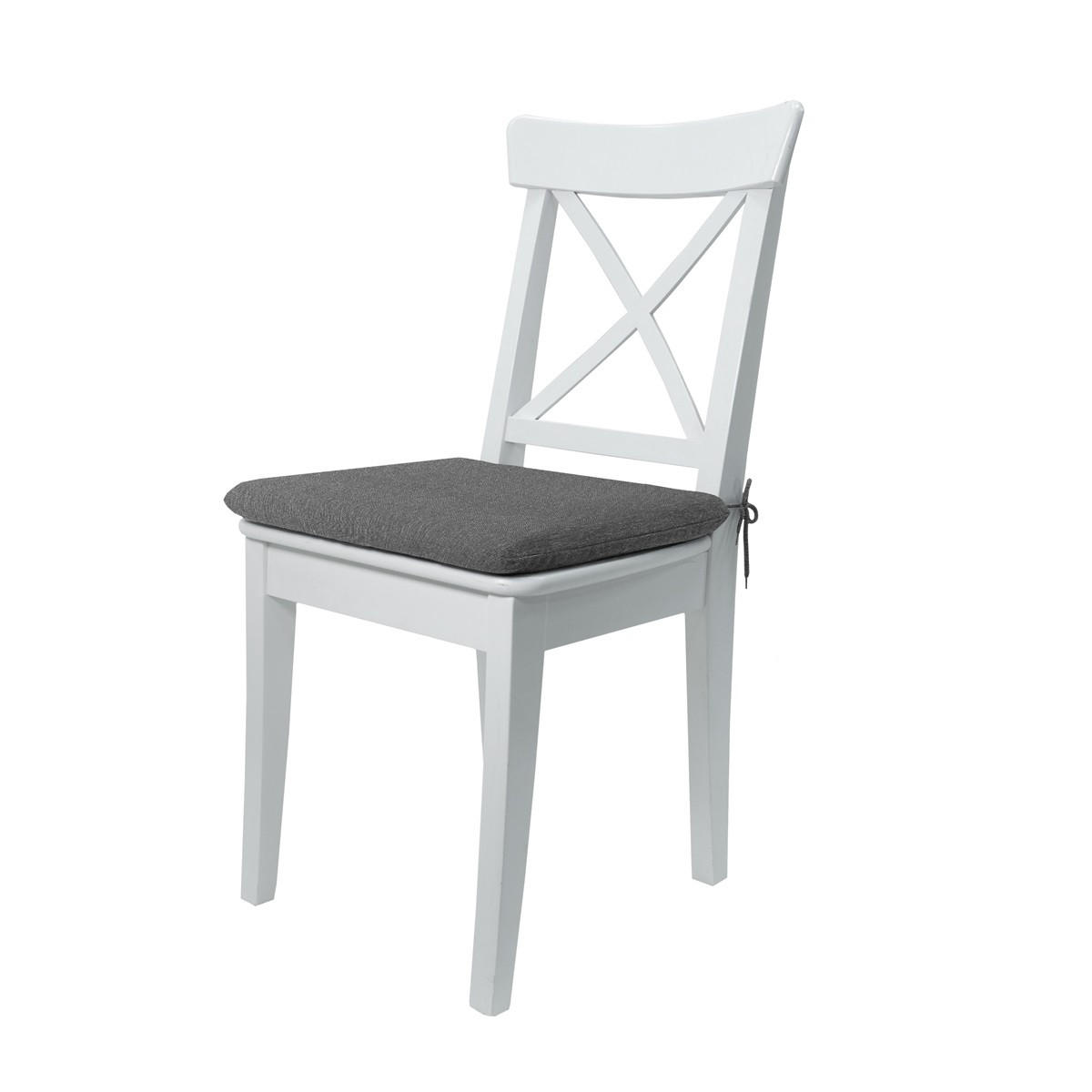 SITZKISSEN Panama 40/40 cm 4er-Set - Grau, Textil (40/4/40cm) - Madison