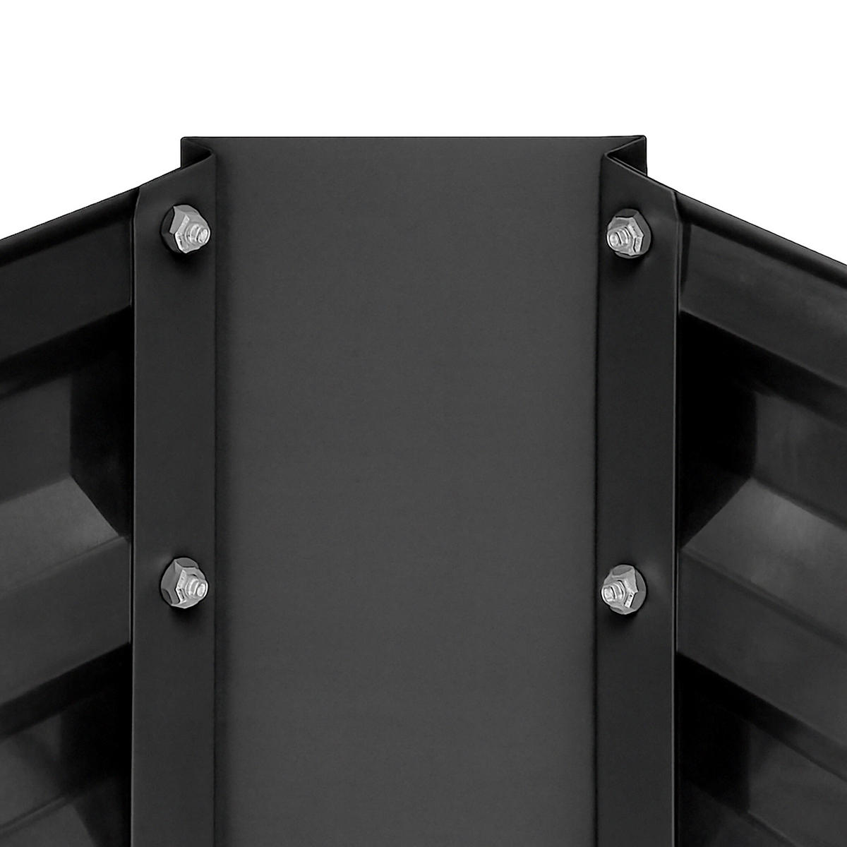 HOCHBEET - Anthrazit, Metall (90/30/90cm) - Relaxdays