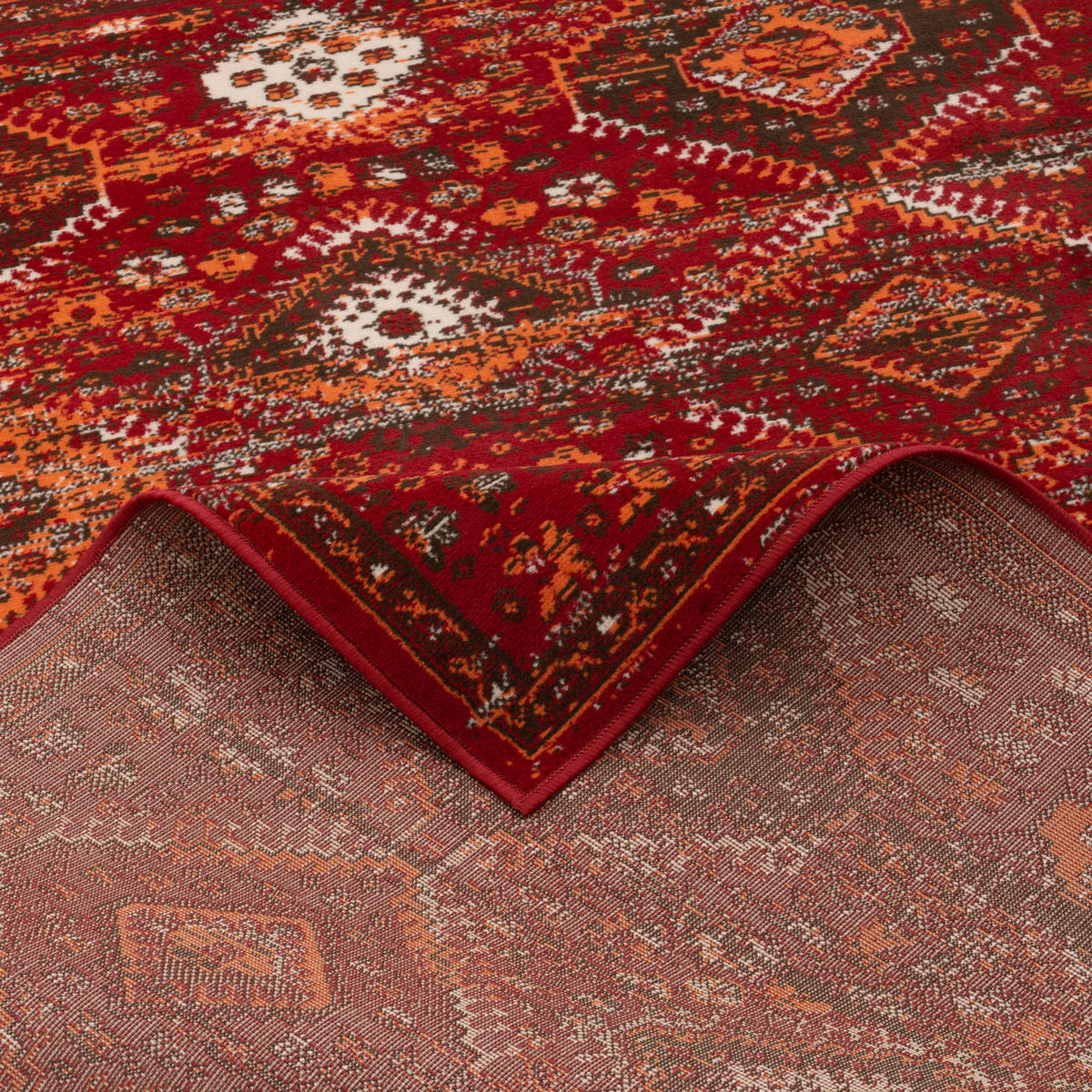 DESIGNER TEPPICH POP-VINTAGE ORIENT MODERN - Terra cotta, Textil (200/300cm) - Pergamon