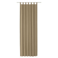 SCHLAUFENVORHANG IM UNI DESIGN DOVE Blickdicht - Beige, Textil (140/0.5/255cm) - Tom Tailor