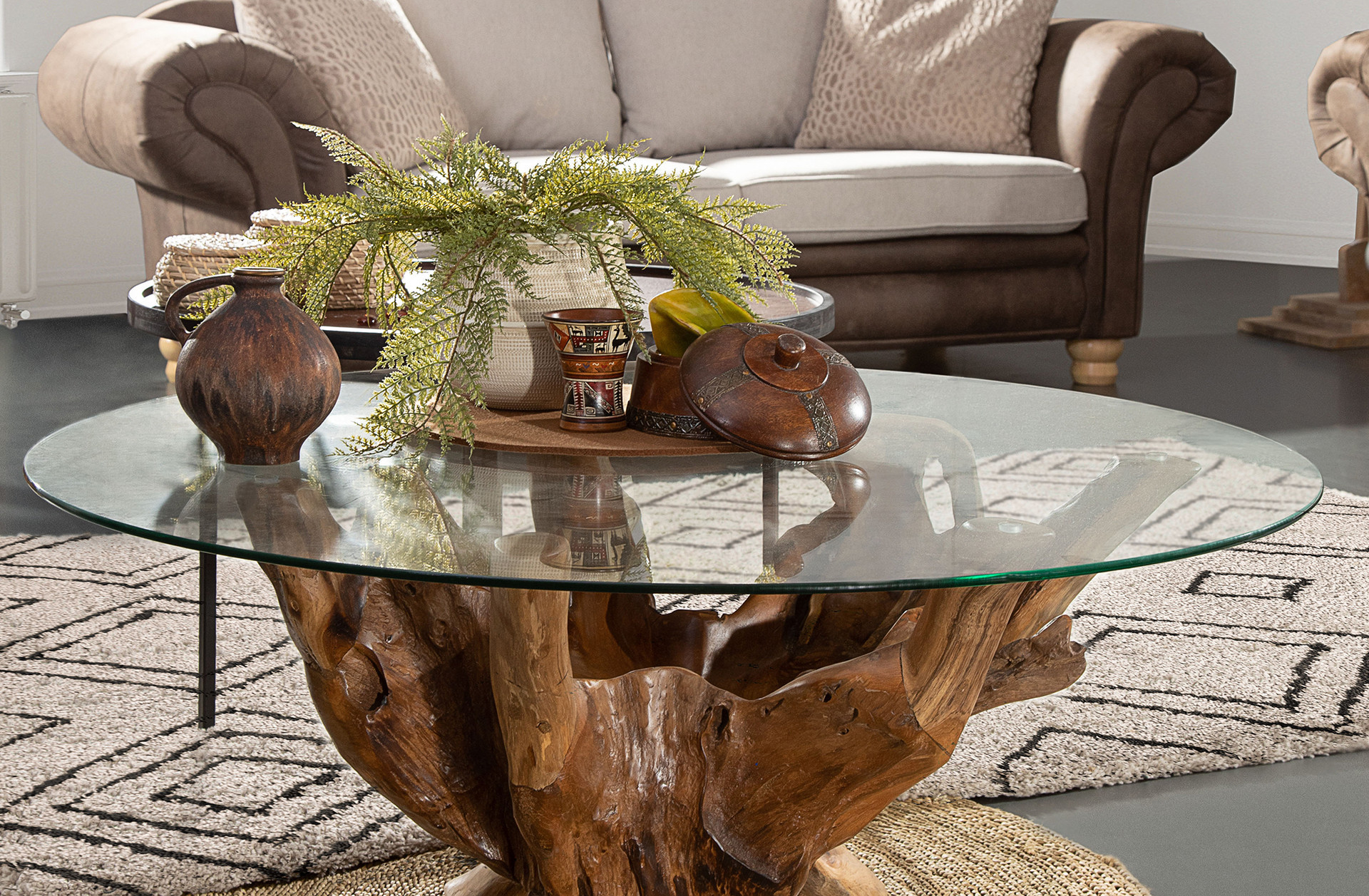 Skleněné konferenční stolky