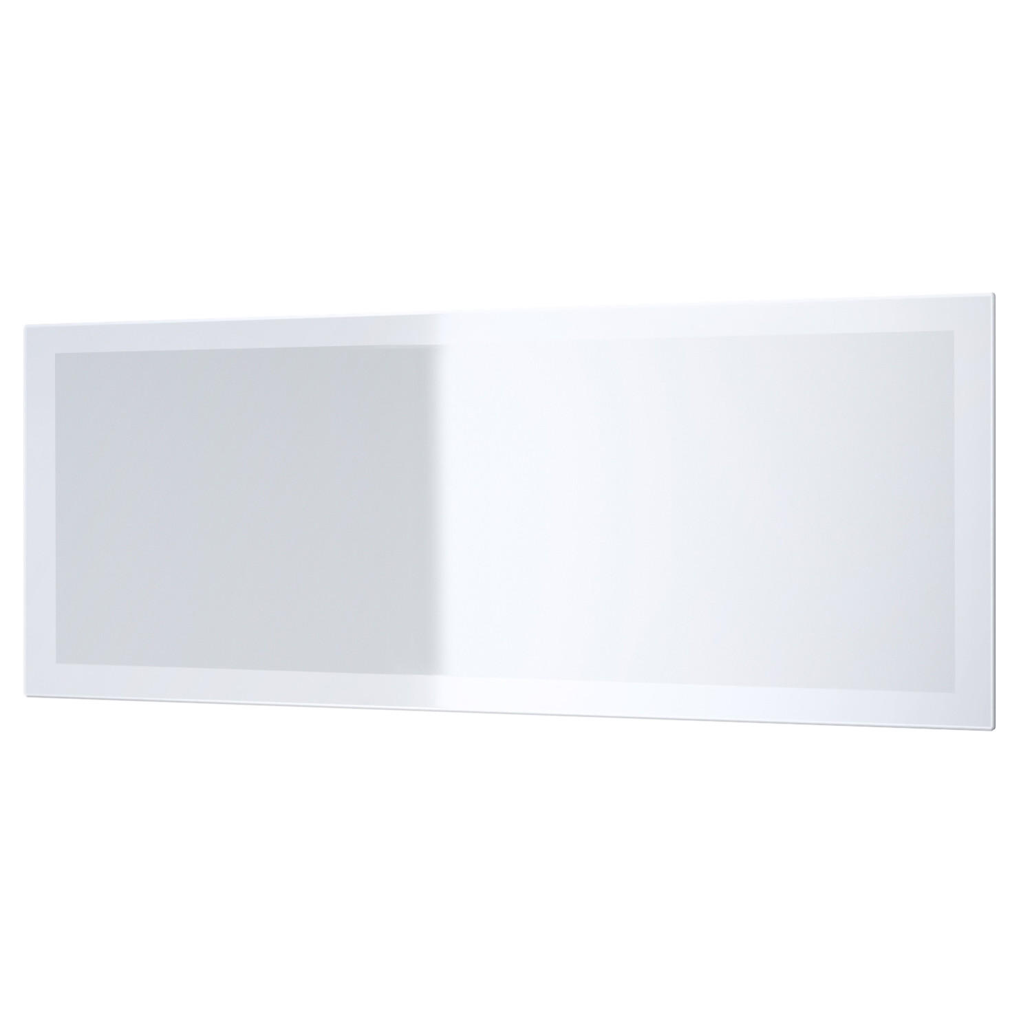 SPIEGEL Lima Weiß Hochglanz - Weiß Hochglanz, Holzwerkstoff (139/55/2cm) - Vladon
