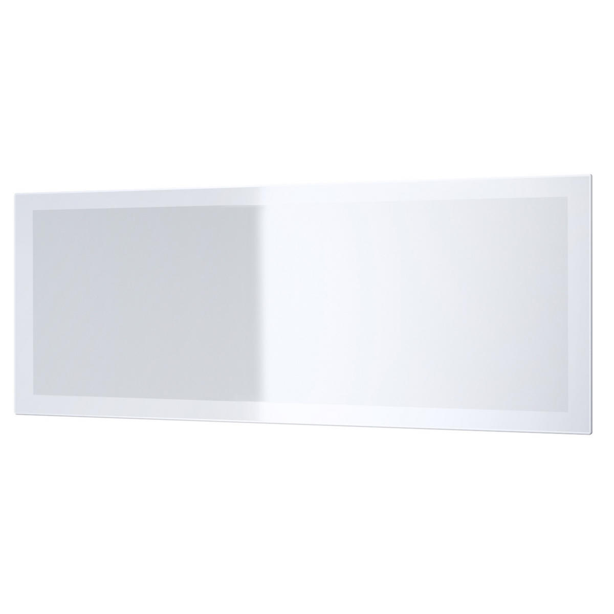 SPIEGEL Lima Weiß Hochglanz - Weiß Hochglanz, Holzwerkstoff (139/55/2cm) - Vladon
