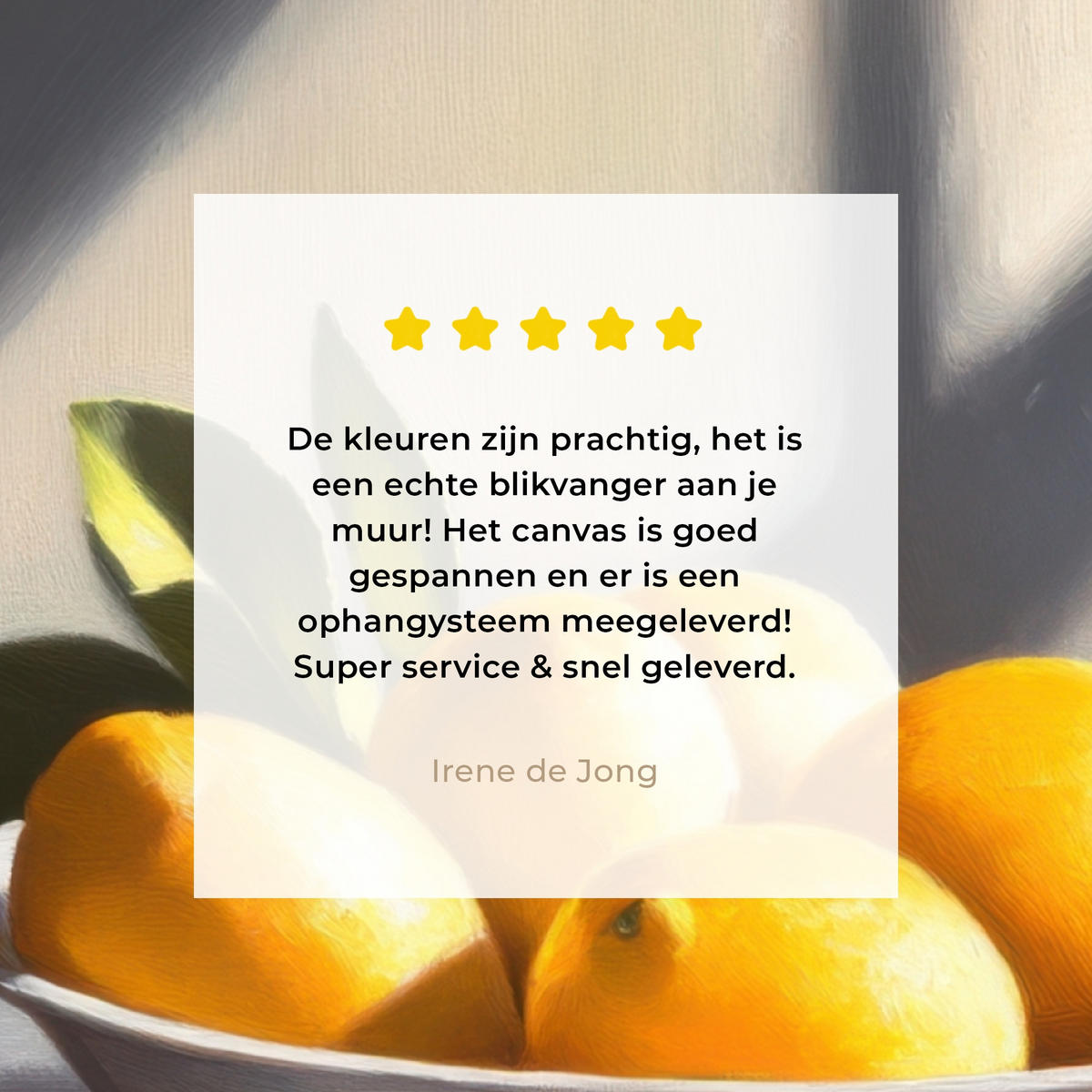 LEINWANDBILD Zitronen - Stilleben - Gelb Deko Wohnzimmer 20x20 cm - Gelb, Textil (20/20cm) - MuchoWow