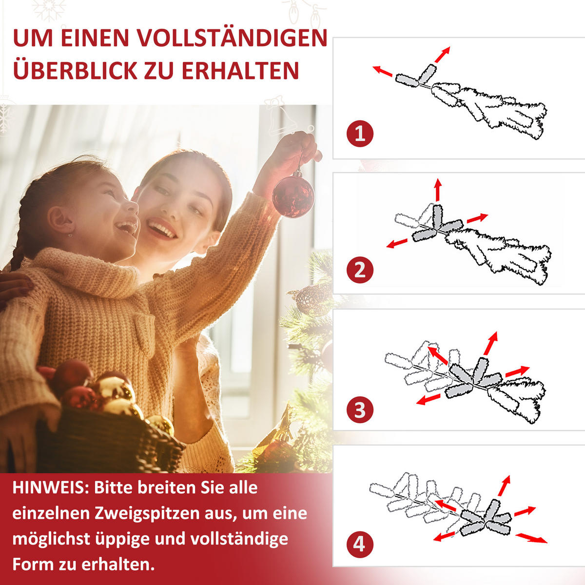 WEIHNACHTSBAUM DE-41534 700 LEDs, 2154 Zweige, 210 cm Grün - Grün, Kunststoff (210cm) - ComfortXL