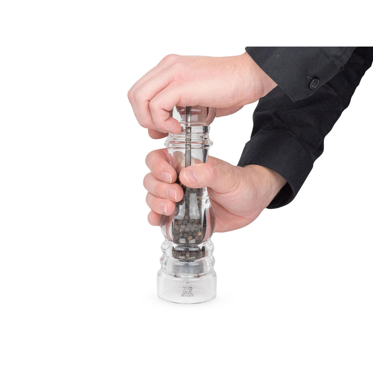 PFEFFERMÜHLE Nancy 22cm Acryl Stahlmahlwerk - Transparent, Kunststoff (6/22/6cm) - PEUGEOT