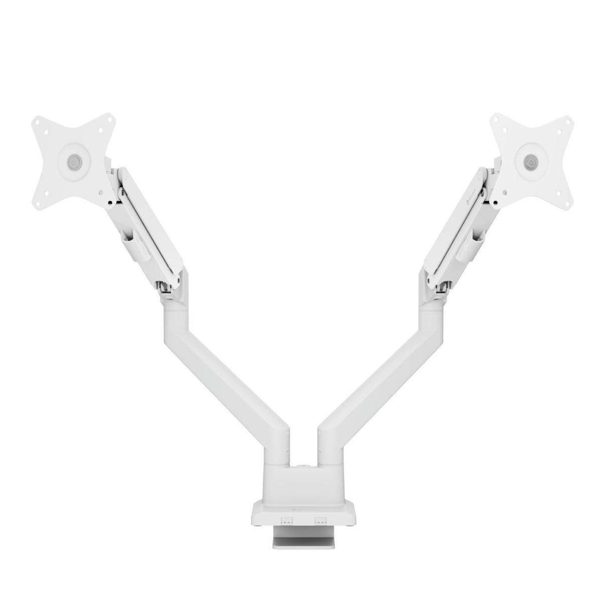 MONITORARM Alzare Neo Duo Weiß - Weiß, Metall (51/99/50cm) - Arozzi