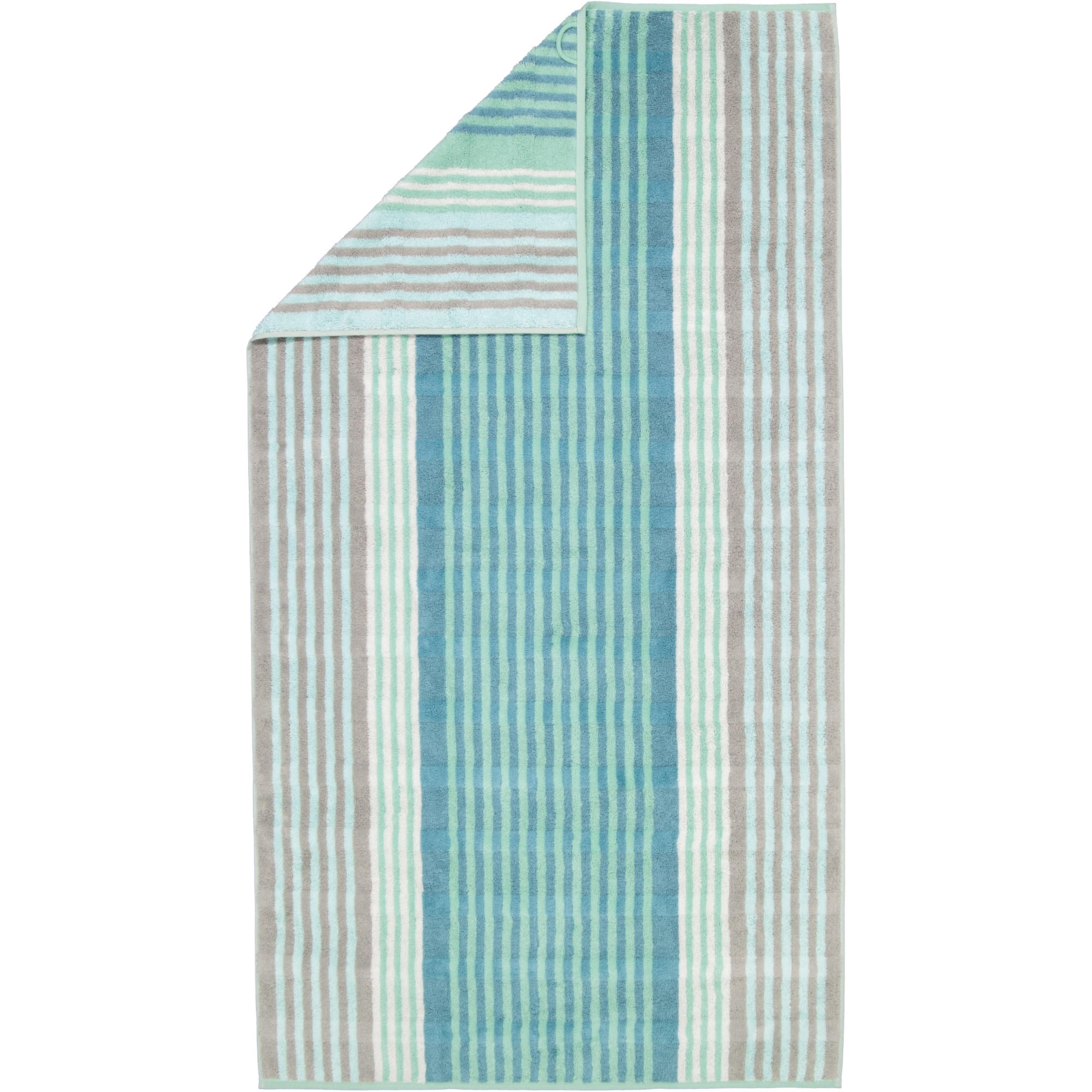 HANDTÜCHER NOBLESSE HARMONY STREIFEN 1085 JADE - 47 - Grün, Textil (80/160cm) - Cawoe