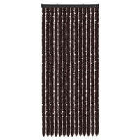 FLAUSCHVORHANG (56x185 cm) Türvorhang in "Braun" - Braun, Kunststoff (56/2/185cm) - Arsvita