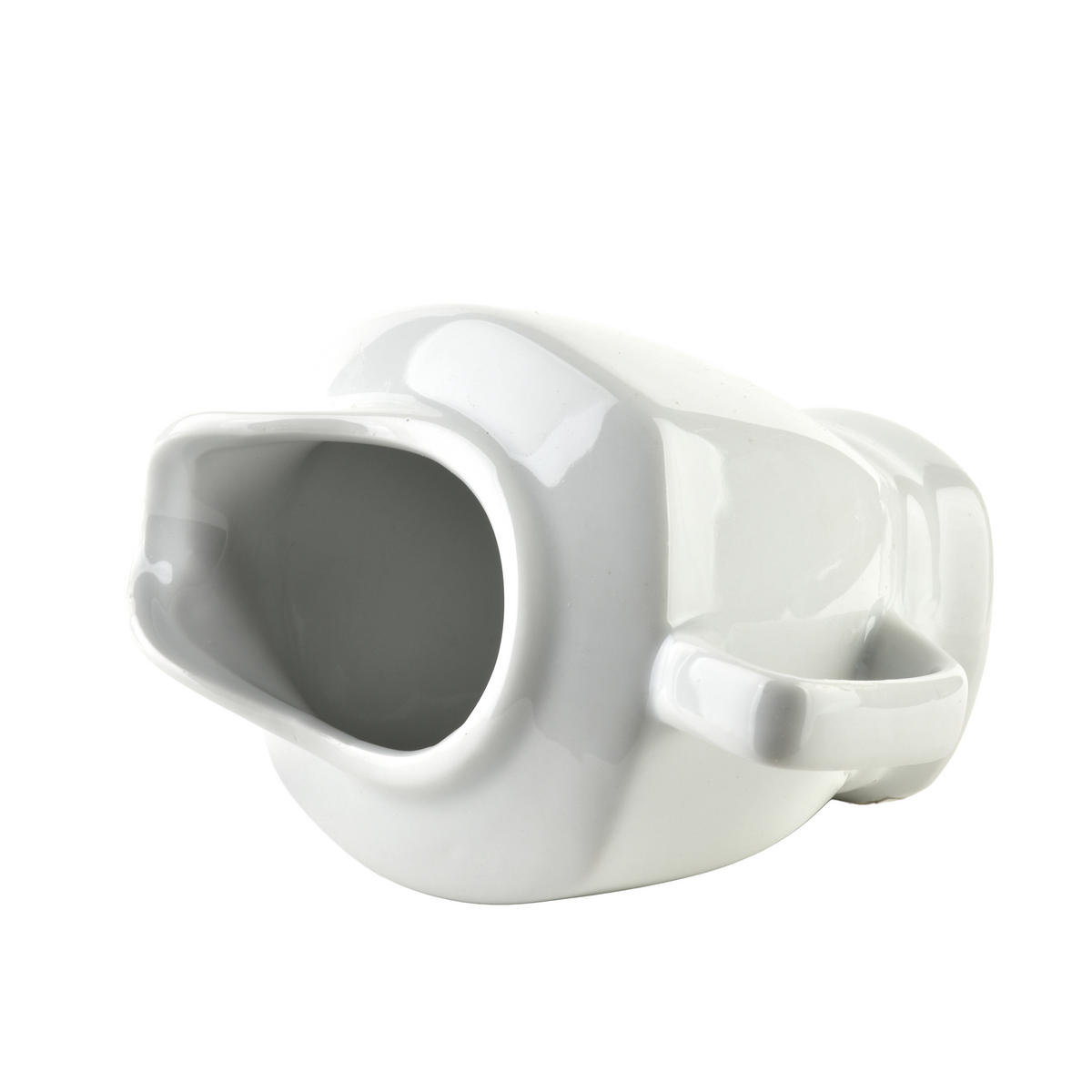 MILCHKÄNNCHEN Basic weiß 8/11/10 cm Porzellan - Weiß, Keramik (0.21L) - Mondex