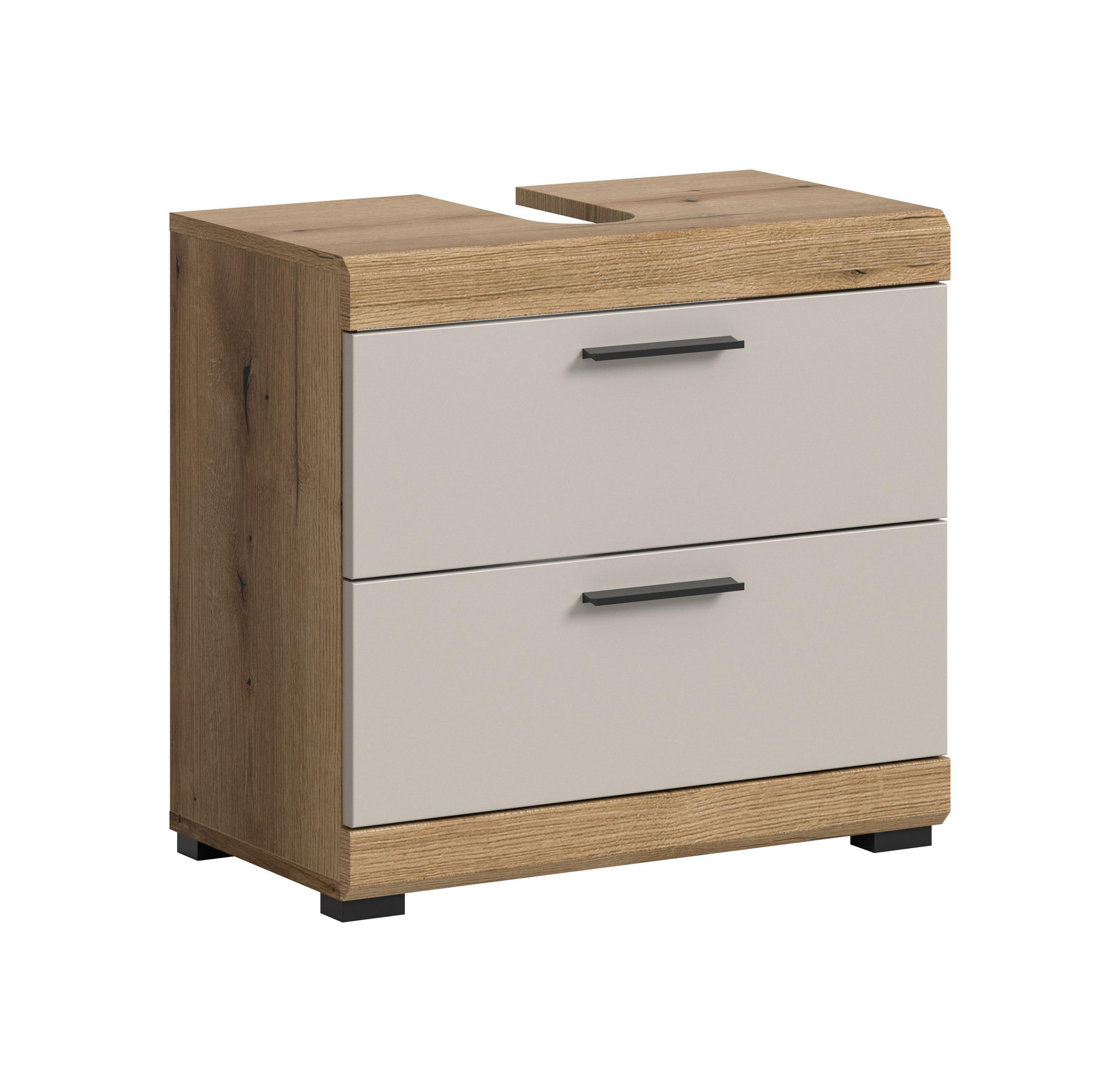 Homes & Jones Waschbeckenunterschrank Eiche 60x56x34 cm