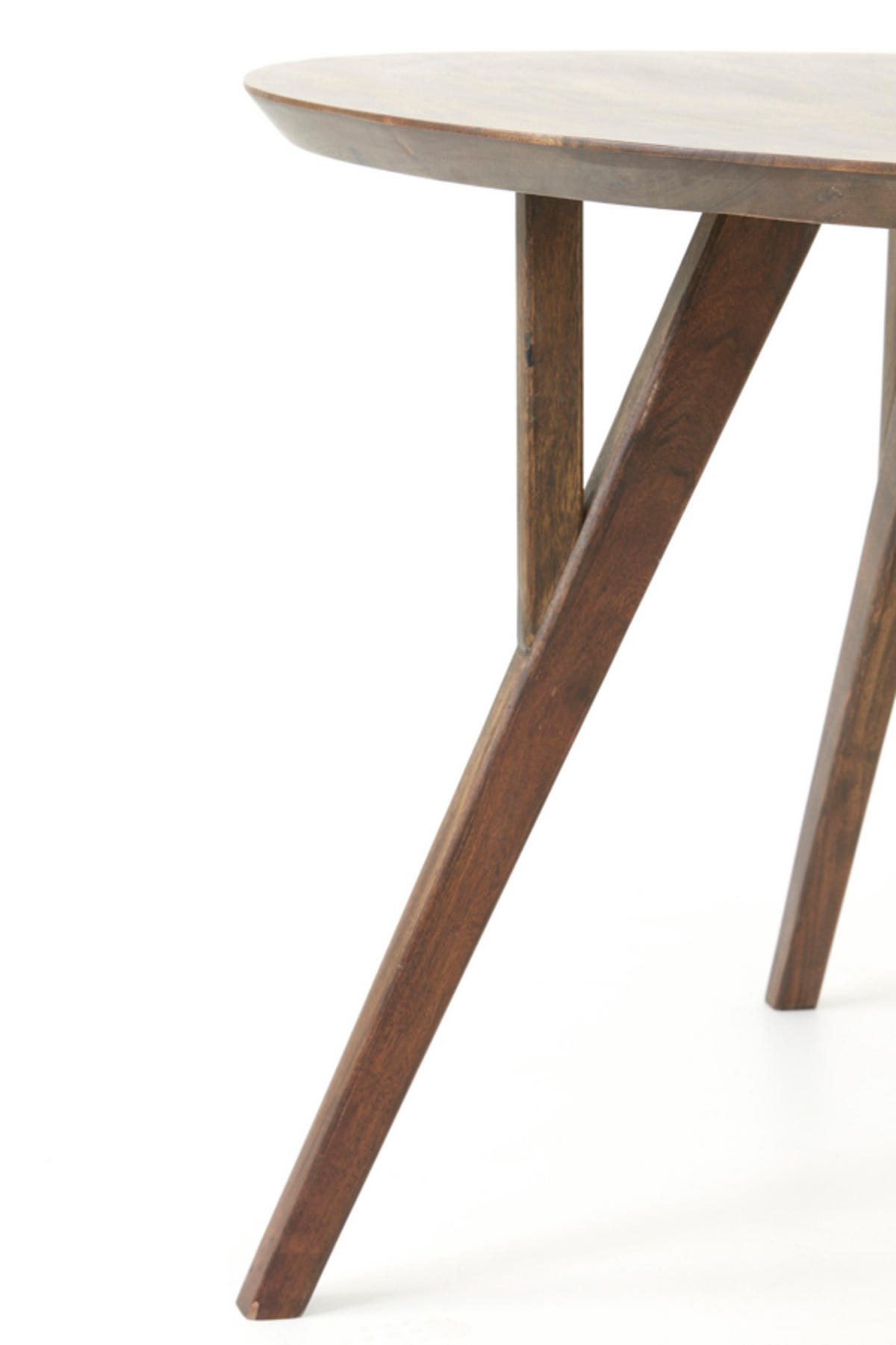 ESSTISCH Quenza Braun Ø120/76 cm - Braun, Holz (120/120/76cm) - Light & Living