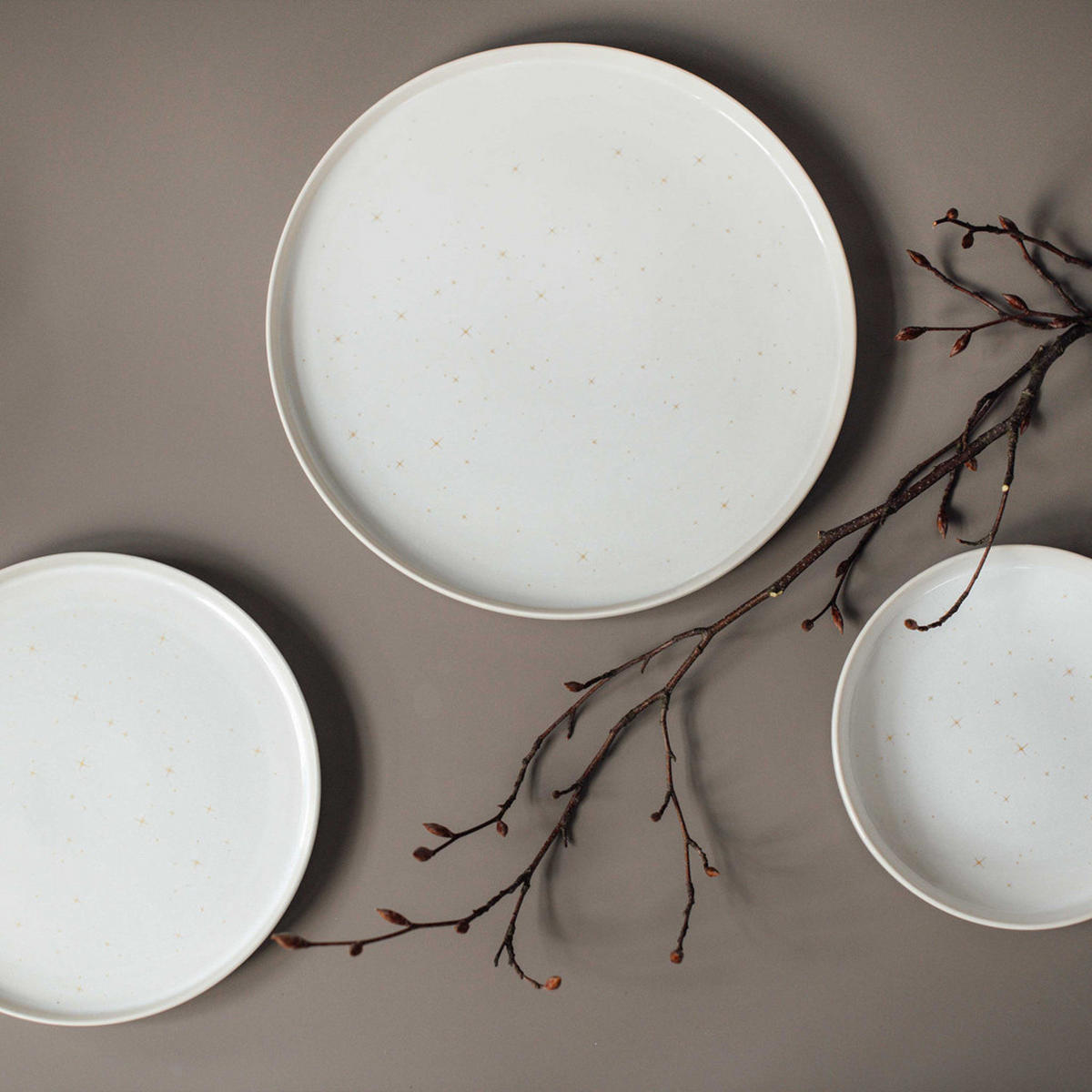 DESSERTSCHALEN Winter Glow beige ø 17 cm 6er Set - Beige, Keramik (17cm) - like.Villeroy & Boch