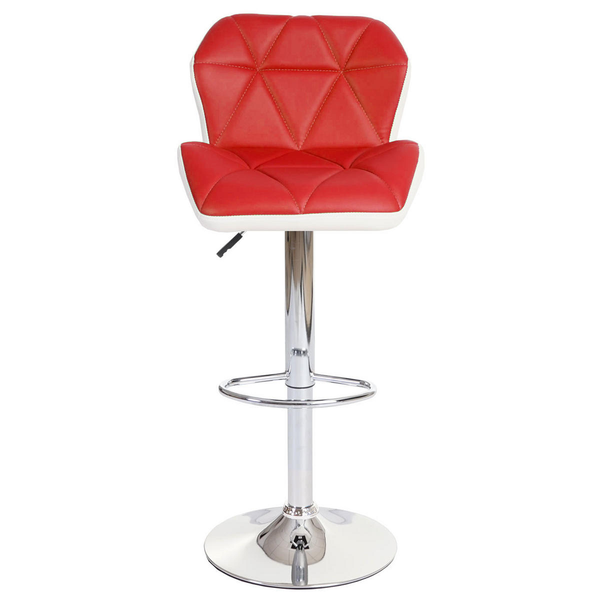 BARHOCKER Rot 2er-Set - Rot, Textil (44/106/49cm) - MCW