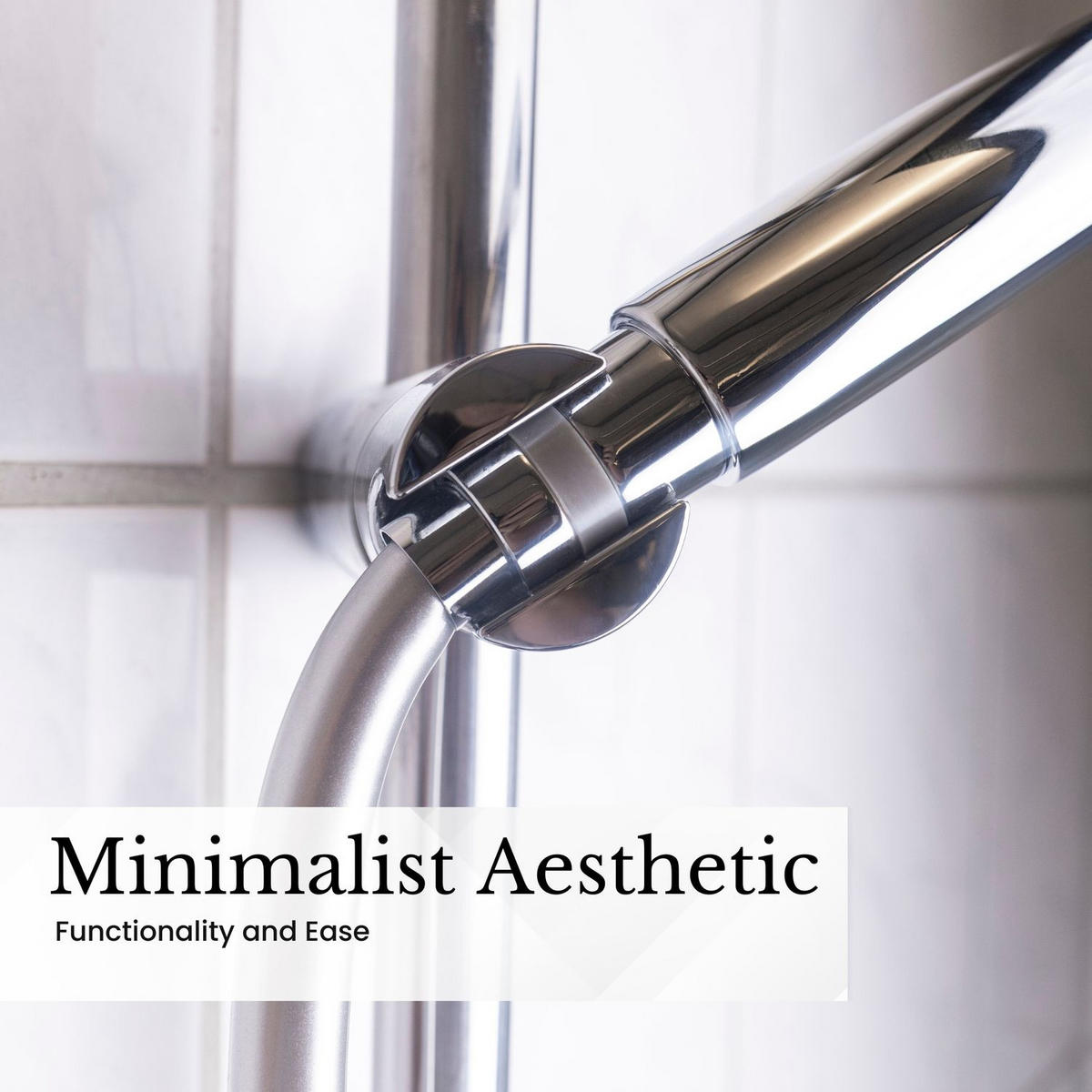 DUSCHKOPF Handbrause mit 5 Funktionen 24.5/10/4 cm - Silberfarben, Kunststoff (10/4/24.5cm) - Intirilife