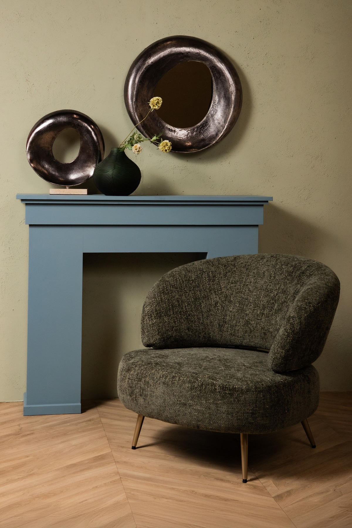 SPIEGEL Daweson Silber 60/7/60cm - Silberfarben, Glas (7/60/60cm) - PTMD Collection