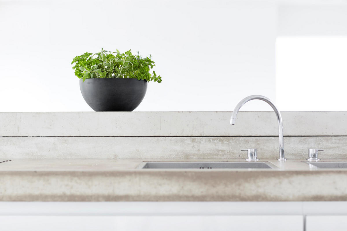 BLUMENTOPF Brussels 25/12 cm Dunkelgrau - Dunkelgrau, Kunststoff (25/12cm) - Ecopots