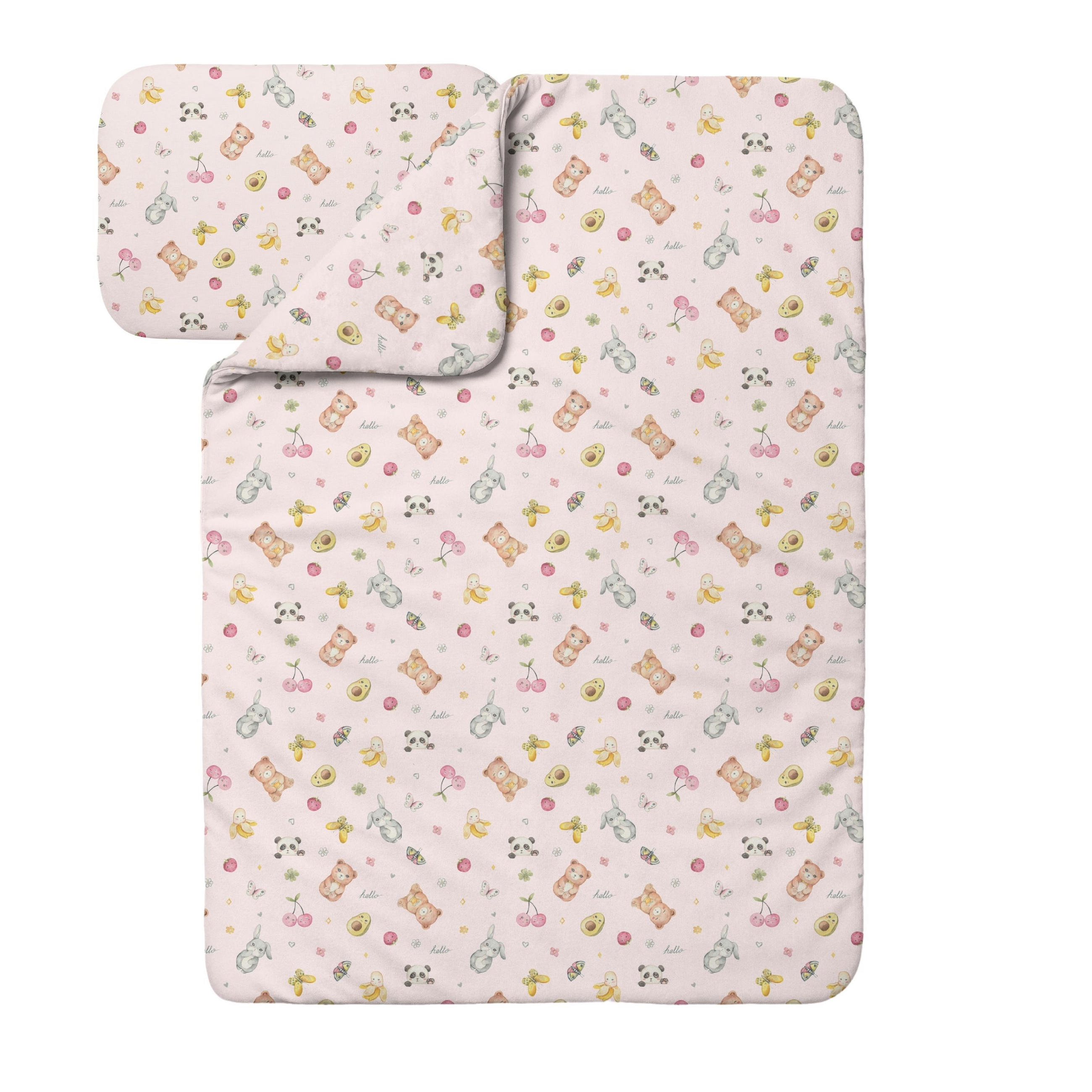BAMBUSOVA posteljina za bebe Candycute - ružičasta, tekstil (90/120cm) - waldin