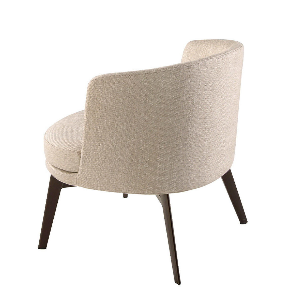 SESSEL Creme Braun 74/70/71 cm - Creme/Braun, Textil (74/71/70cm) - ANGEL CERDA