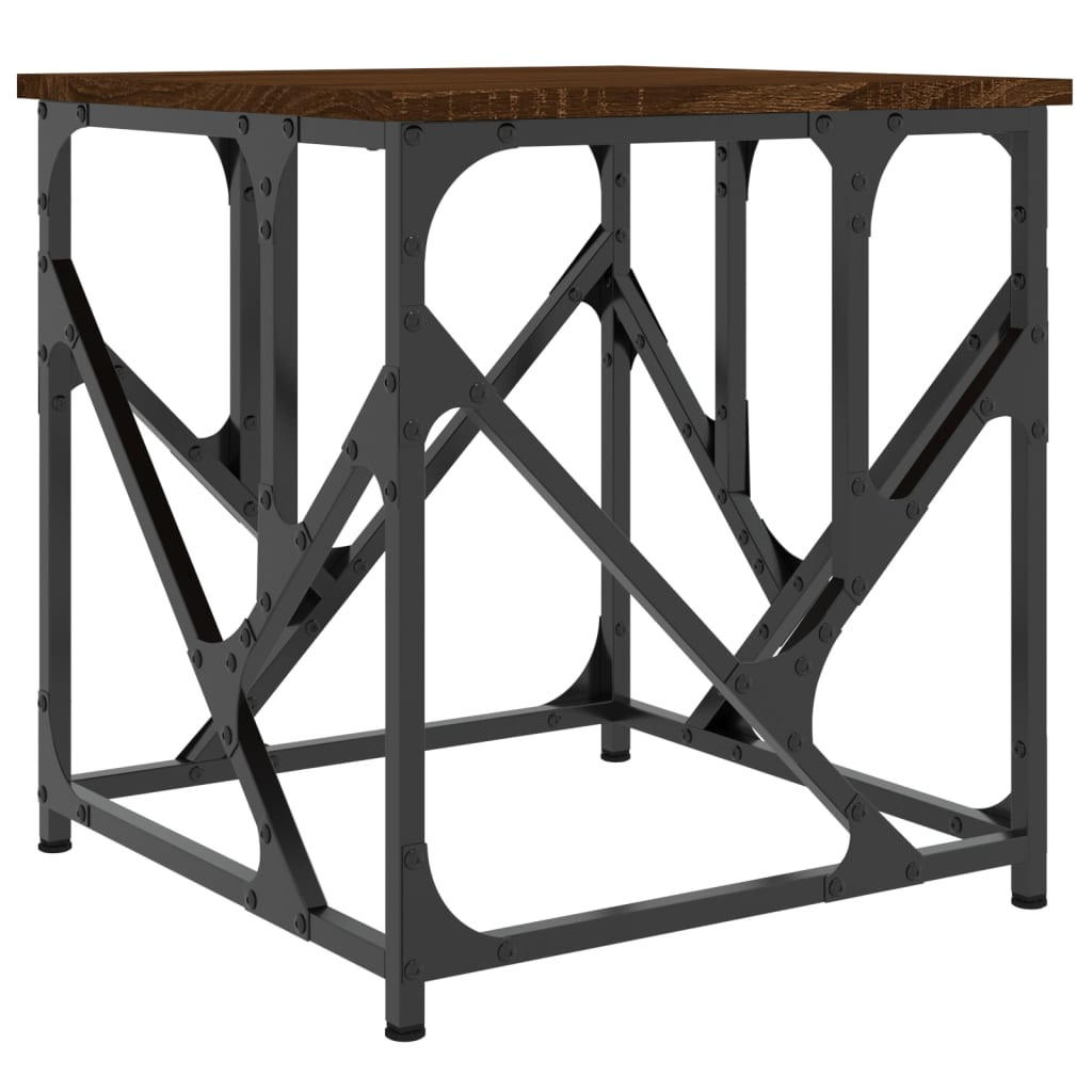 COUCHTISCH Braun Eichen-Optik 45x45x47,5 cm Holzwerkstoff - Braun, Holzwerkstoff (45/45/47.5cm) - furnicato