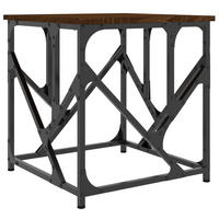 COUCHTISCH Braun Eichen-Optik 45x45x47,5 cm Holzwerkstoff - Braun, Holzwerkstoff (45/45/47.5cm) - furnicato