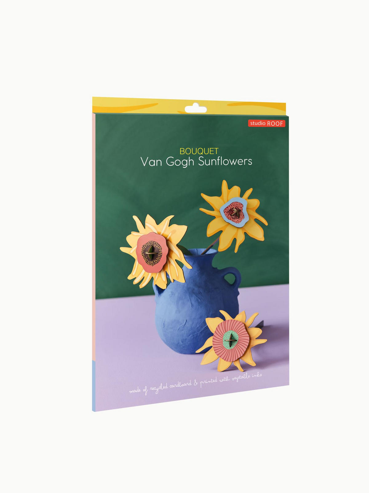 DEKOFIGUR Sonnenblumen-Trio 4/27 cm - Multicolor, Wellpappe (4/27/10cm) - KUNSTLOFT
