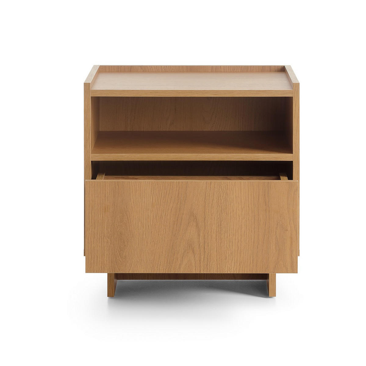 NACHTKOMMODE SUNA 50 cm (Karamell Eiche, Push to Open) - Eichefarben, Holz/Holzwerkstoff (50/51/39cm) - Ravio