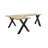 ECKSCHREIBTISCH Ede 4 210 x 160 x 75 Computertisch Graphit/Eiche sägerau - Naturfarben, Holz (210/160/75cm) - 58aufmkessel