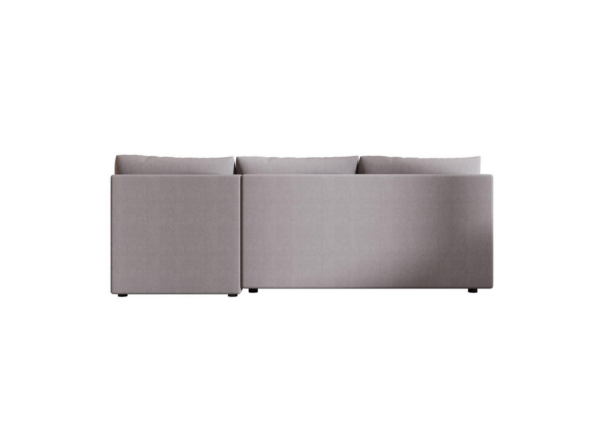 ECKSOFA MOS L Cosmic 160 Rechts mit Schlaffunktion - Grau, Textil (200/143cm) - Bedante
