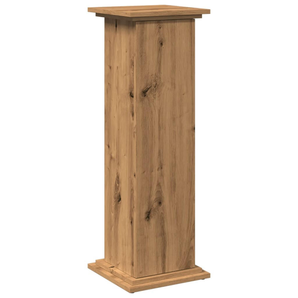 POSTAMENT Mit Stauraum Artisan-Eiche 31/30/90 Cm Holzwerkstoff - Braun, Holzwerkstoff (31/90/30cm) - vidaXL