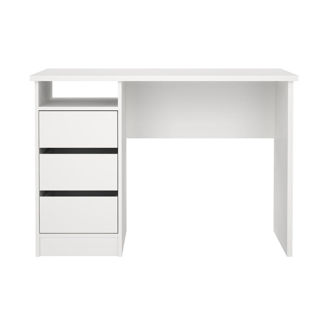 SCHREIBTISCH, FunctionPlus, Weiß, Holzwerkstoff, 110 x 49 x 76 cm - Weiß, Holzwerkstoff (49/110/76cm) - ebuy24