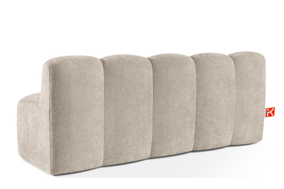 ESSZIMMERBANK BRESCO, Beige - Beige, Holz/Holzwerkstoff (203/80/72cm) - KONSIMO®