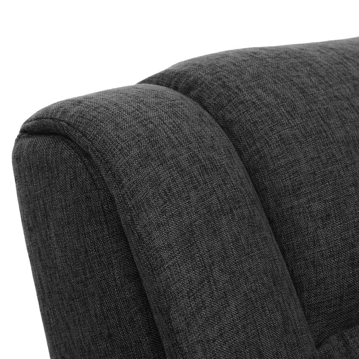 MASSAGESESSEL mit Wärmefunktion HxBxT 102x79x96cm Sitzhöhe 50cm Stoff/Textil 102x79x96cm Grau - Grau, Textil (79/102/96cm) - BERLINLODGE