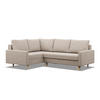ECKSOFA Blank links beige - Beige, Textil (223/172cm) - SIMKAM Furniture
