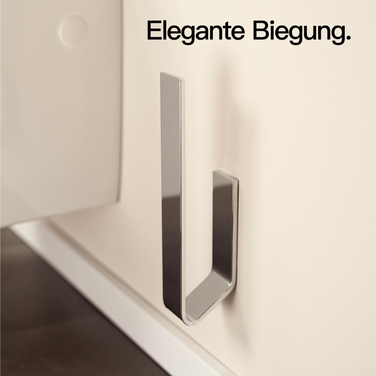 TOILETTEN ERSATZROLLENHALTER OHNE BOHREN - Chromfarben, Metall (3.4/23/6cm)