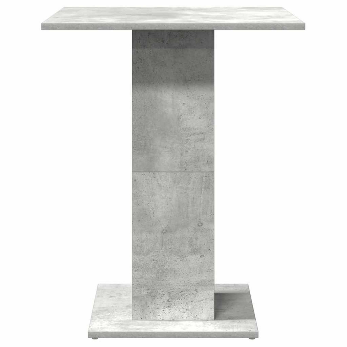 BISTROTISCH Betongrau 60/60/75 Cm Holzwerkstoff - Grau, Holzwerkstoff (60/60/75cm) - vidaXL