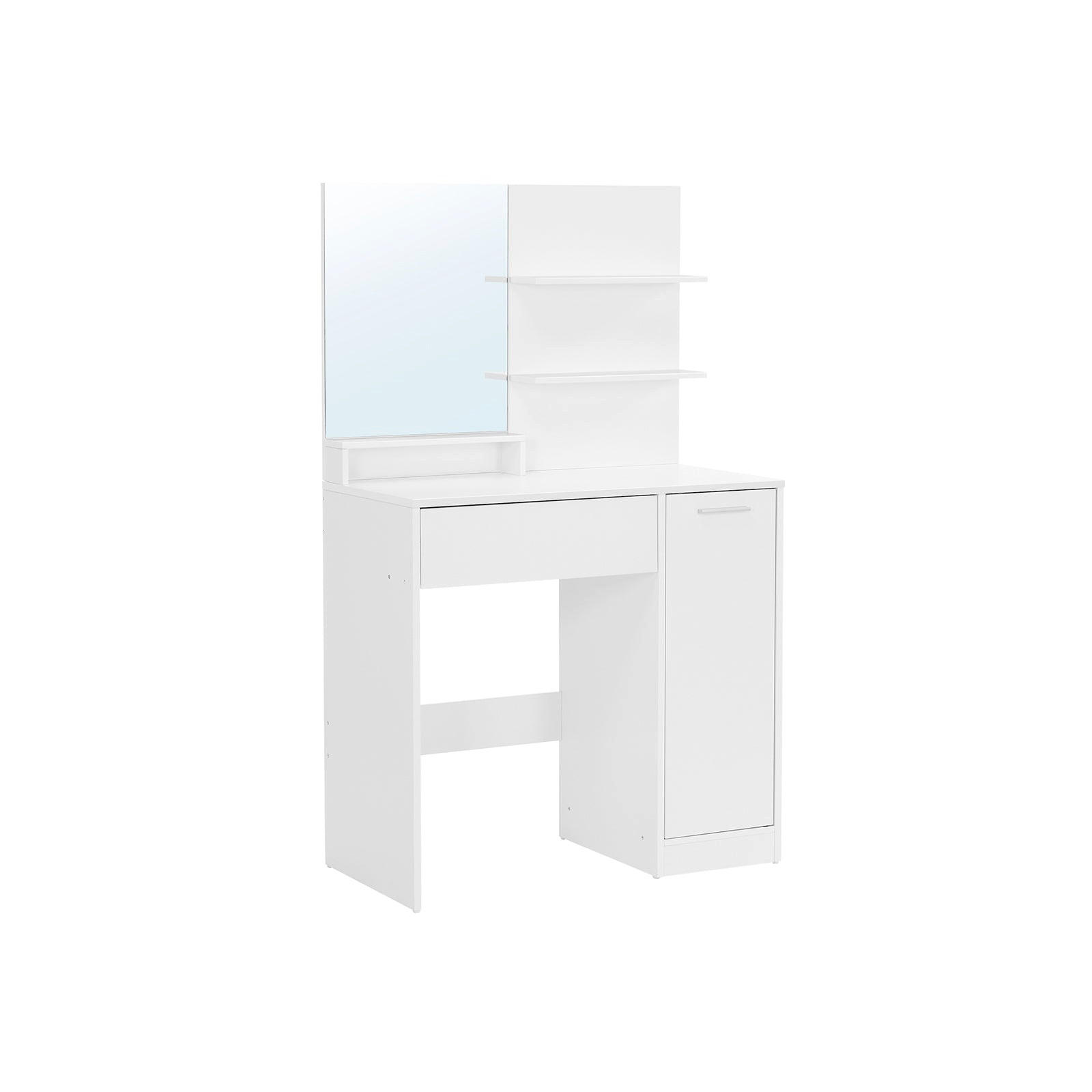 SCHMINKTISCH - Weiß, Holzwerkstoff (40/132/80cm) - Hansiro