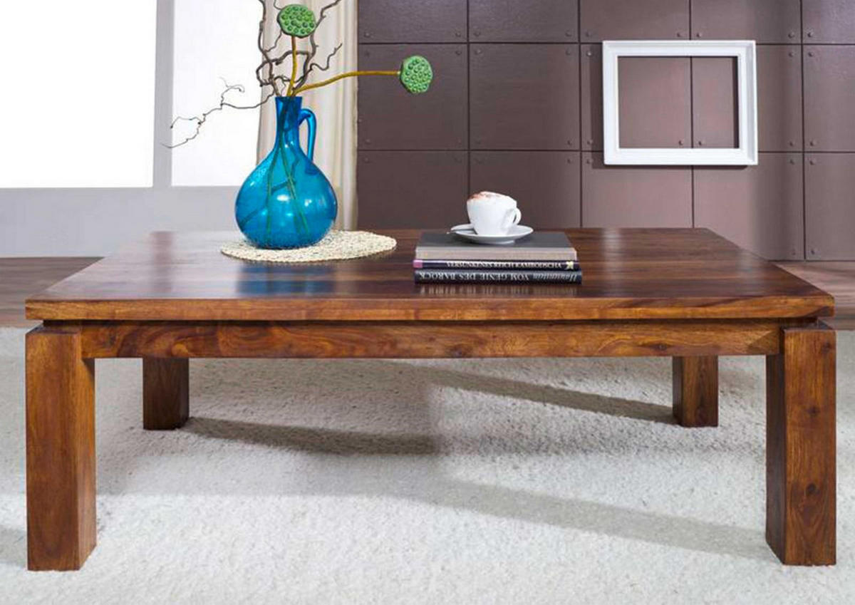 COUCHTISCH Sheesham 120x70x45 life honey lackiert METRO LIFE #164 - Braun, Holzwerkstoff (70/120/45cm) - Massivmoebel24