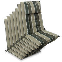 HOCHLEHNER Sun-HL 119x50x8cm Grün-Gestreift (7tlg) - Grün, Textil (50/120cm) - Beautissu 