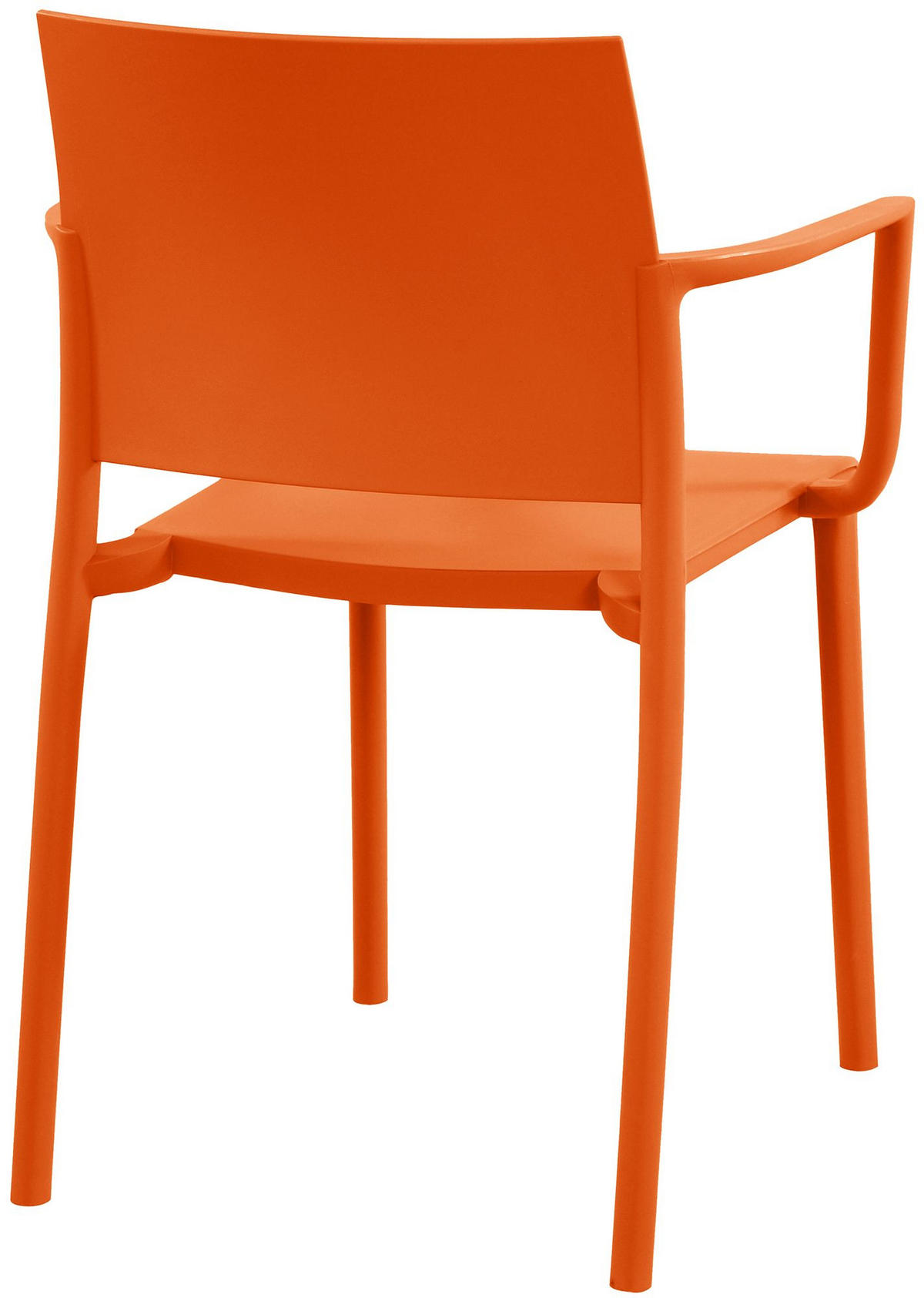 GARTENSTUHL Kunststoff Orange - Orange, Kunststoff (57/81/52cm) - CLP