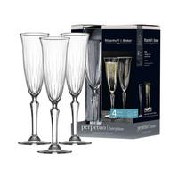 SEKTGLÄSER Perpetuo transparent 190 ml 4er Set - Transparent, Glas (0.19L) - Ritzenhoff Breker