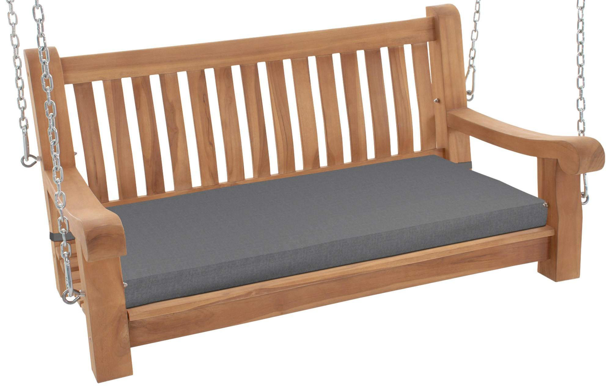 Deluke Schaukelbank Dunkelgrau 120x62x70 cm