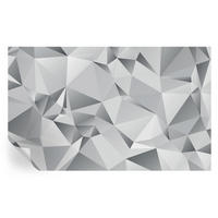 FOTOTAPETE 416x254 cm - Abstrakte Geometrie - Weiß, Textil (416/254cm) - Wallfluent