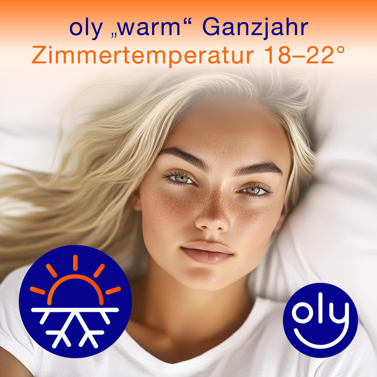 GANZJAHRESBETTDECKE WARMY Mikrofaser warm - Weiß, Naturmaterialien/Textil (135/200cm) - oly