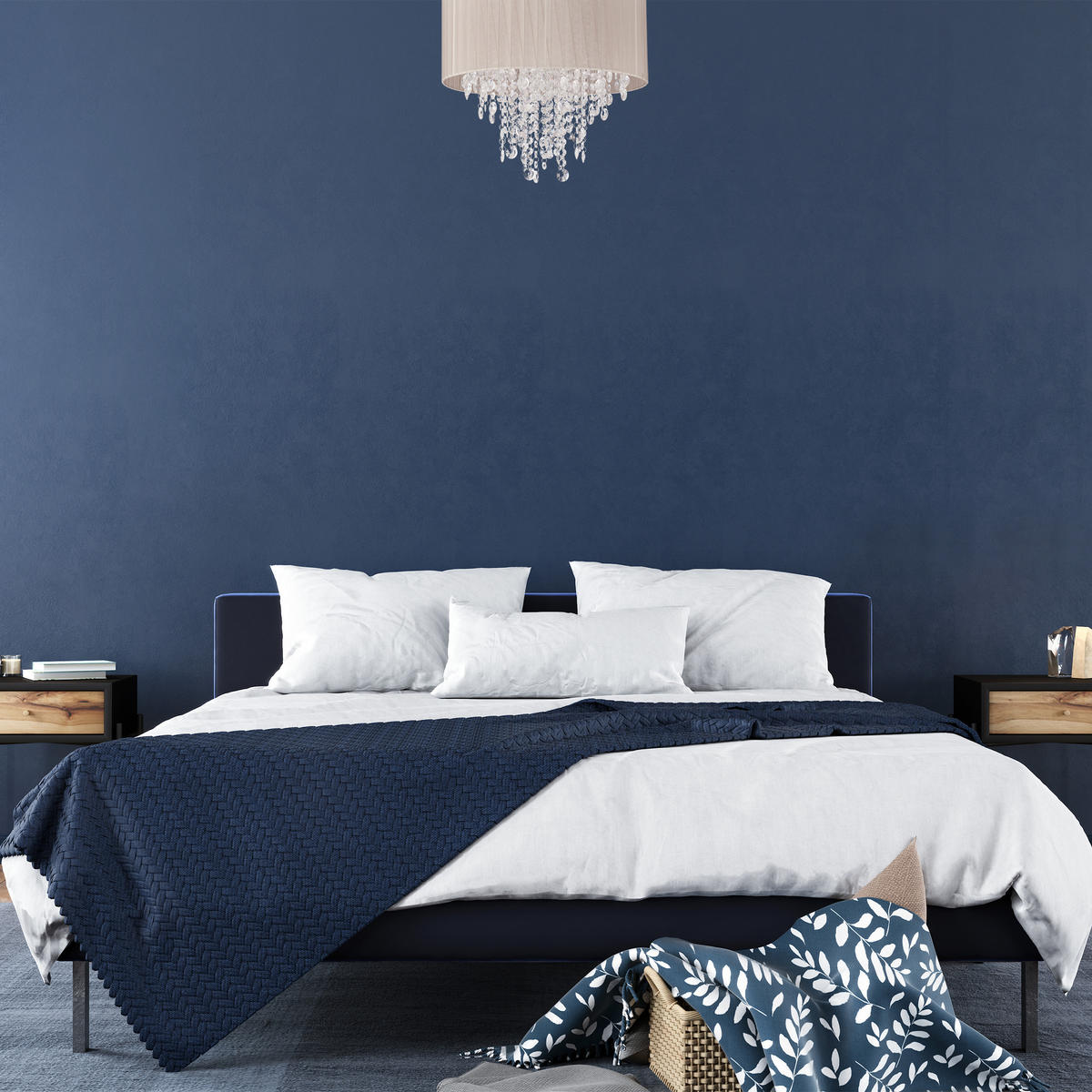 DECKENLAMPE - Multicolor, Kunststoff/Textil (39.5/39.5/39cm) - Relaxdays