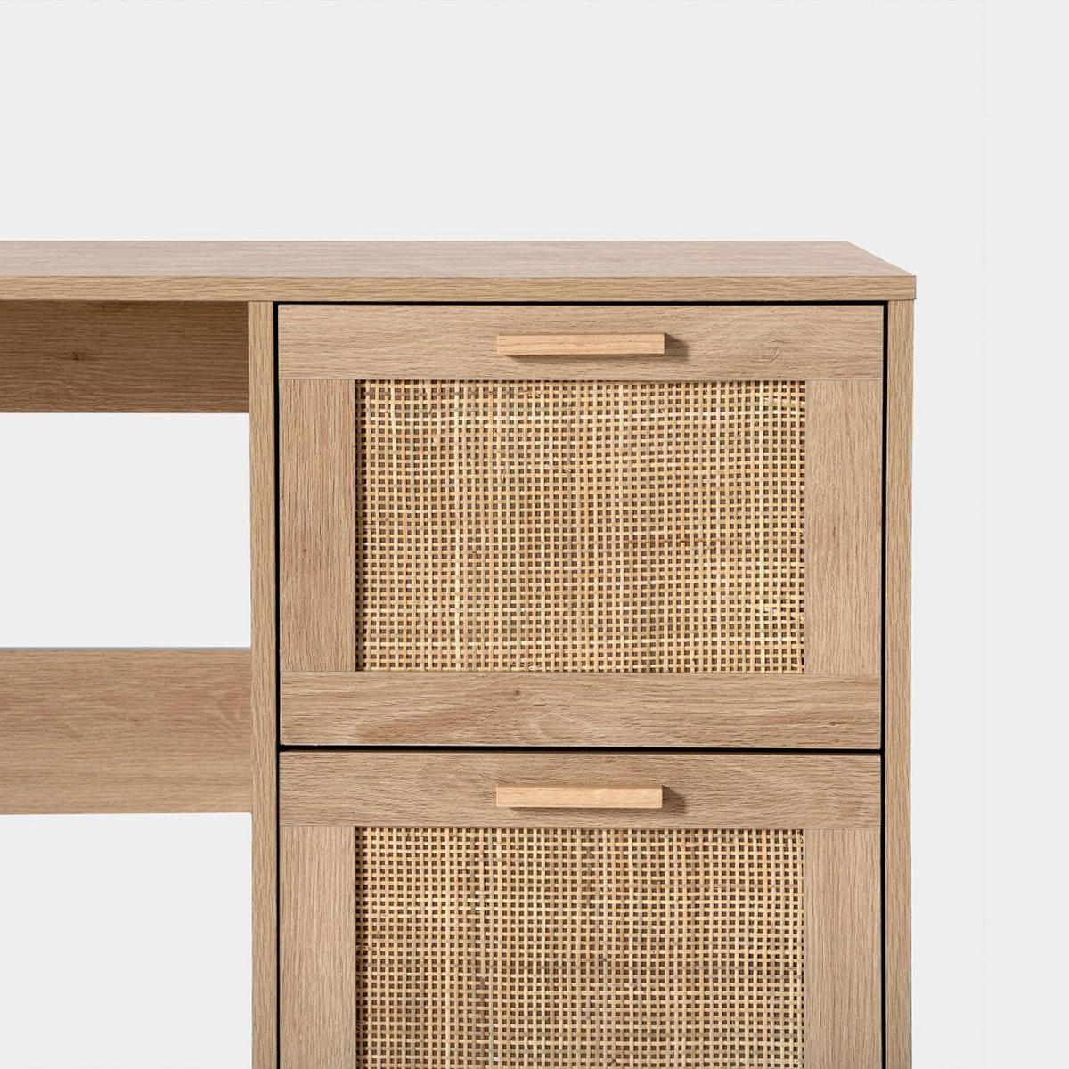 SCHREIBTISCH Tahiti Natürlich 120 cm x 76 cm - Naturfarben, Holzwerkstoff (48/120/76cm) - Klast Home