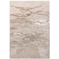TEPPICH Velours-Metallic Marmoroptik Hochglanz COMO-Lenno, Gold 120x170 cm - Goldfarben, Textil (120/170cm) - KADIMA DESIGN
